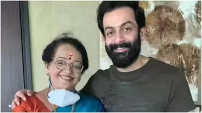 Prithviraj Sukumaran and Mallika Sukumaran