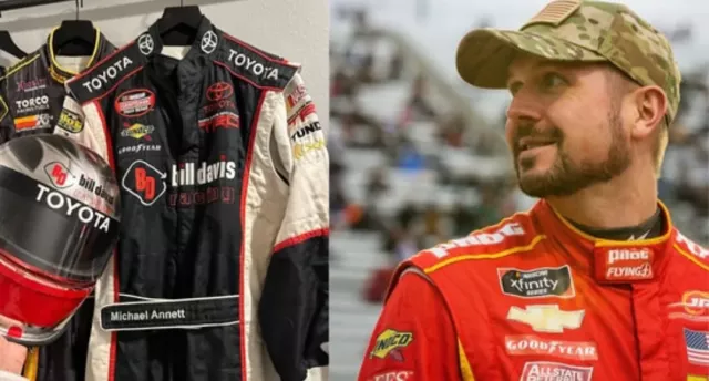 Michael Annett's Last Social Media Post Was A Touching Tribute To A NASCAR Legend, ‘I'm So Happy..'