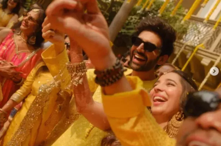 Aryan Khan during his sister's Haldi ceremony