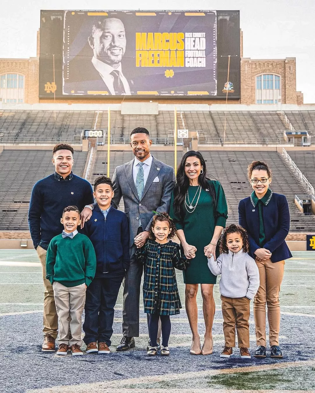 Who is Marcus Freeman's wife, Joanna Freeman? Meet the woman who left her TV reporting career for the Notre Dame coach