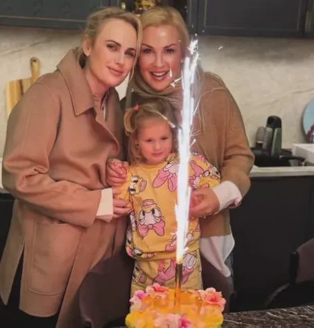 Rebel Wilson and family