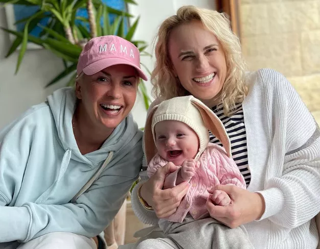 Rebel Wilson and family