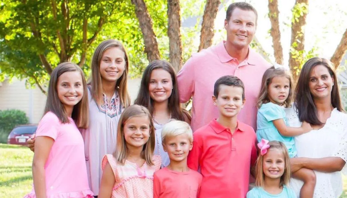 Philip and Tiffany Rivers welcomed their 10th child and became grandparents in their 40s