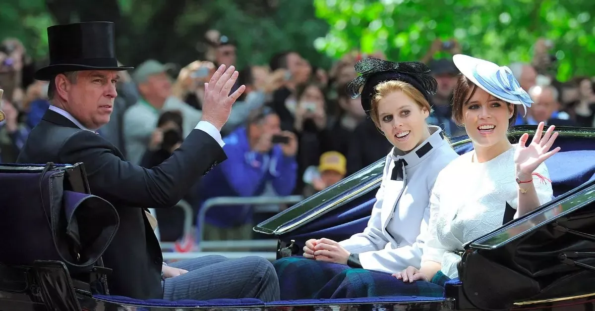 Prince Andrew with granddaughter