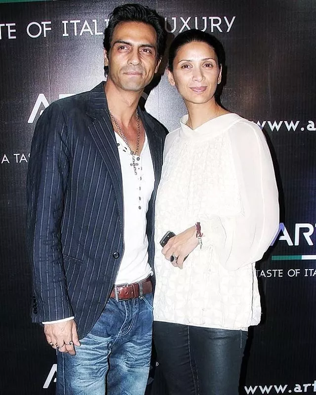Arjun Rampal and Mehr Jesia