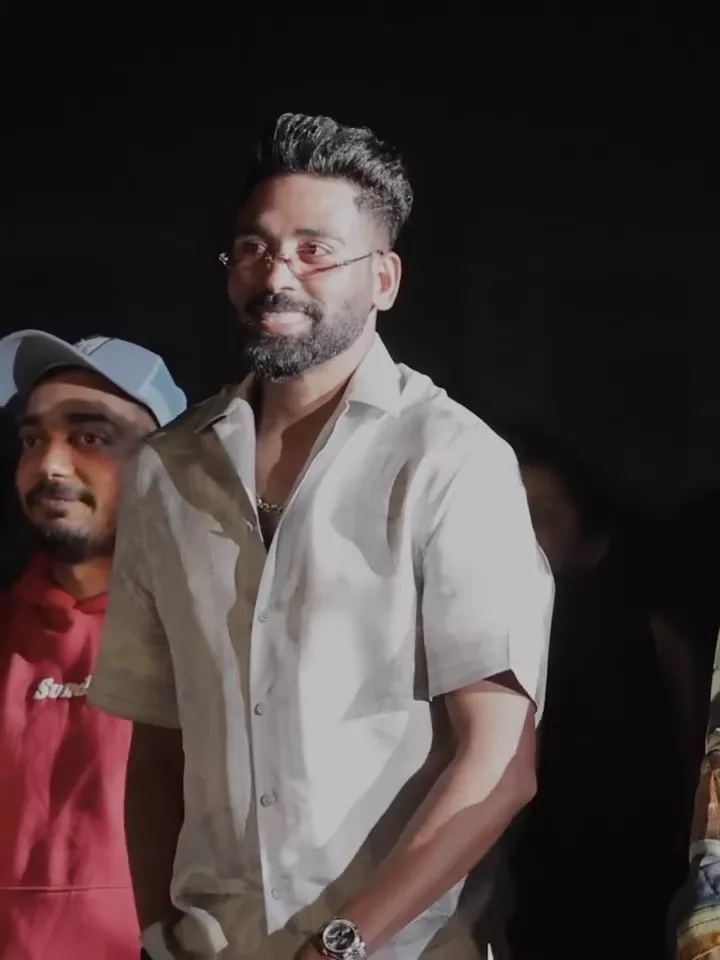 穆罕默德·西拉傑 (Mohammad Siraj) 在 AP Dhillon 音樂會上