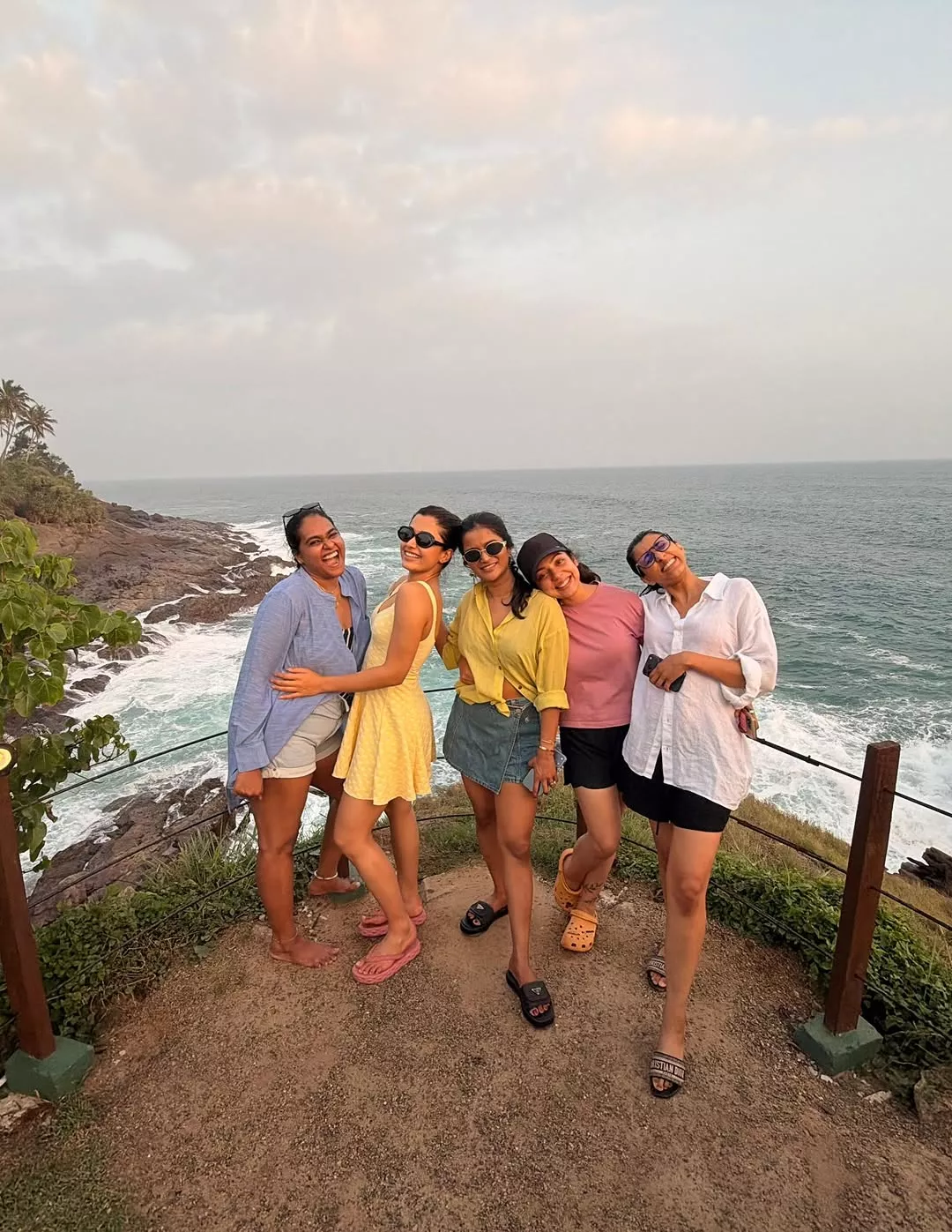 Rashmika Mandanna with friends