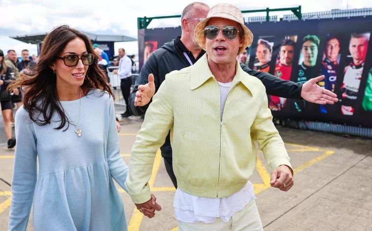 Brad Pitt and Ines de Ramon