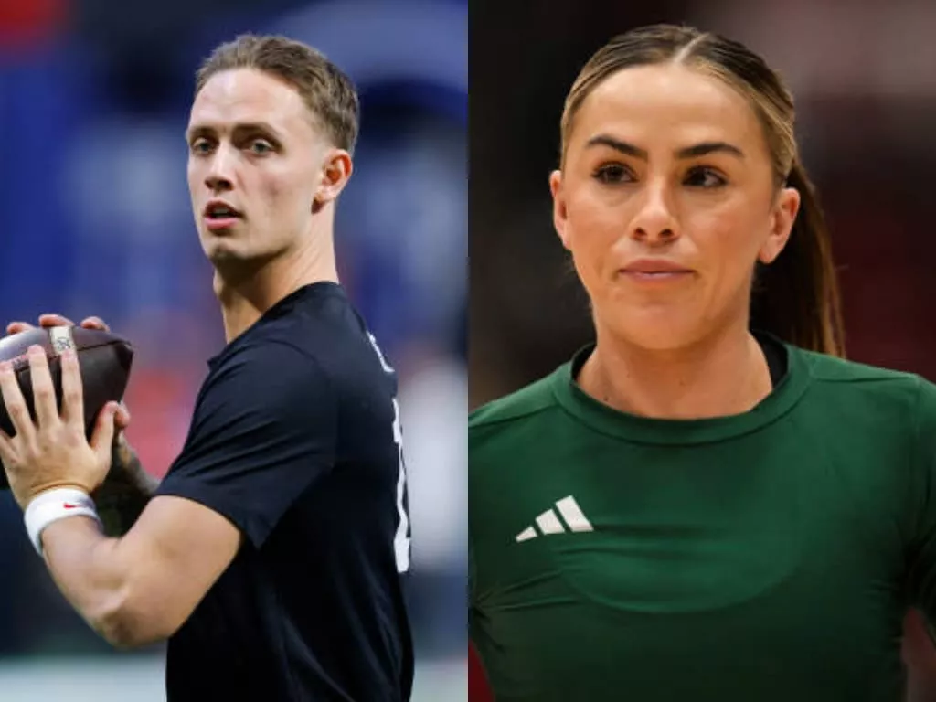 Carson Beck and Hanna Cavinder