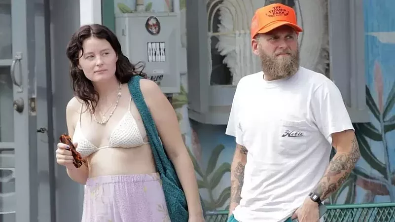 Jonah Hill and Olivia Miller