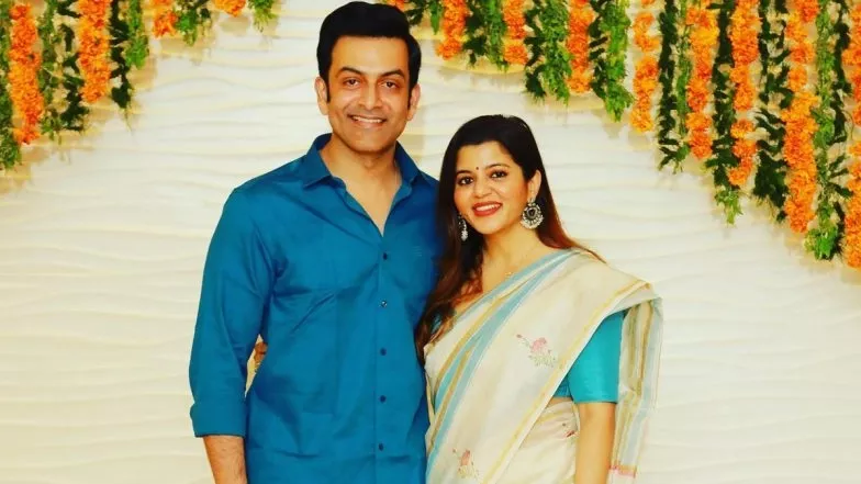 Prithviraj Sukumaran and Supriya Menon