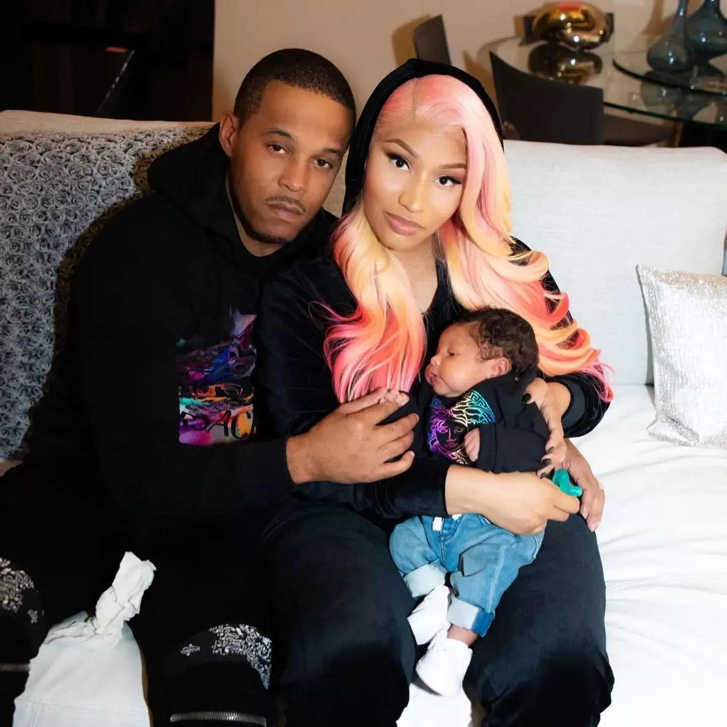 Nicki Minaj and family