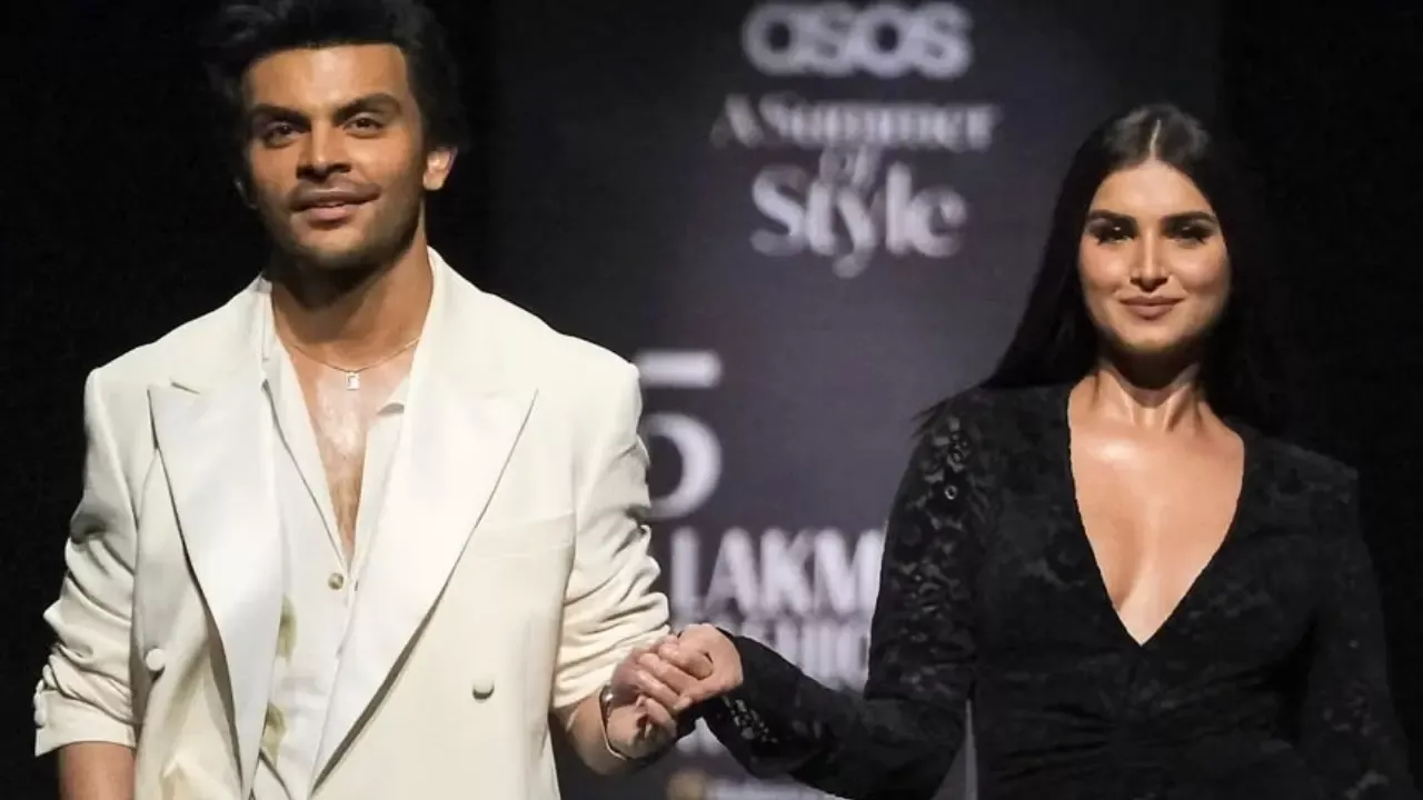 Tara  Sutaria and Veer Pahariya 