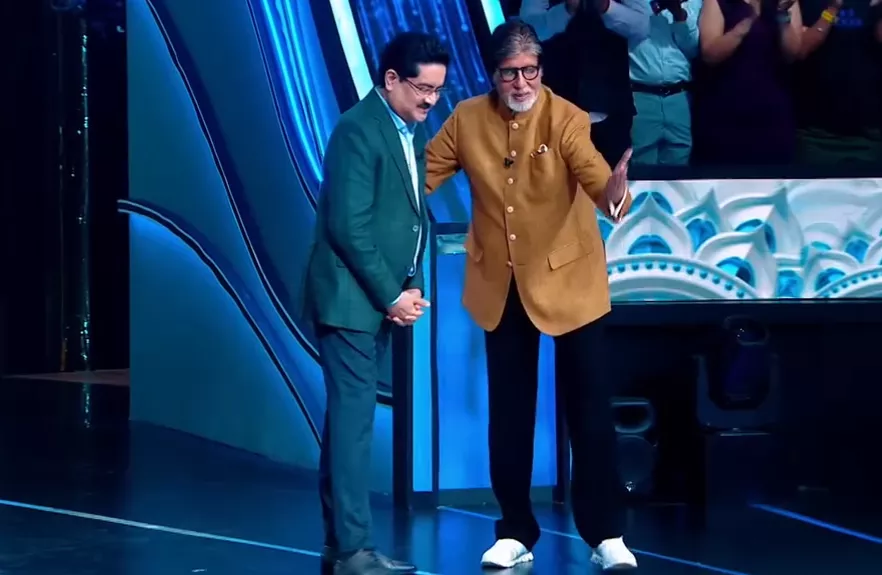 Kumar Mangalam Birla and Amitabh Bachchan