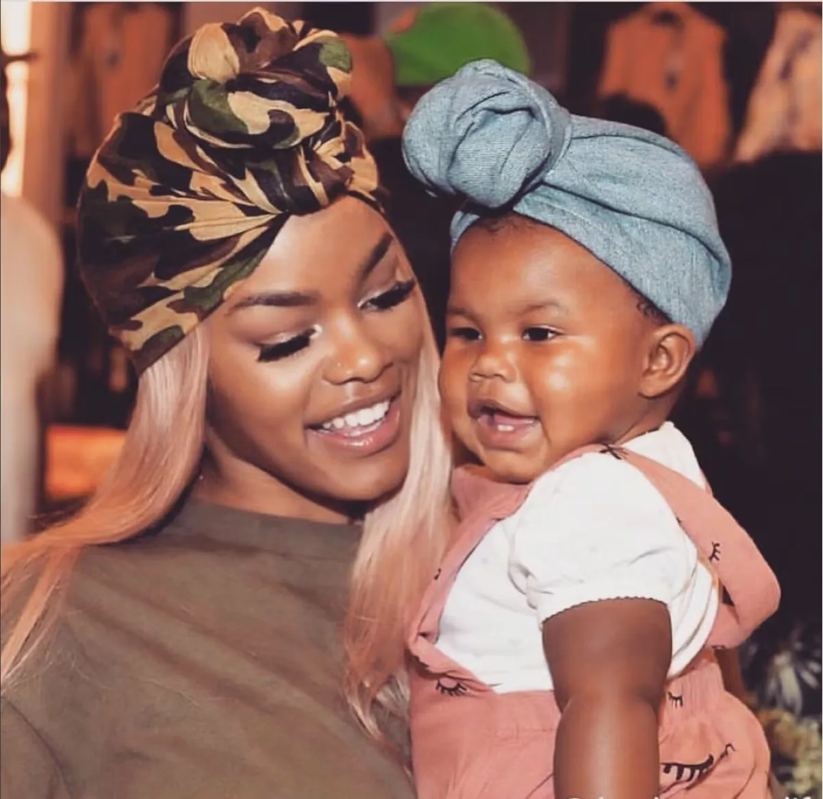 Teyana Taylor with baby