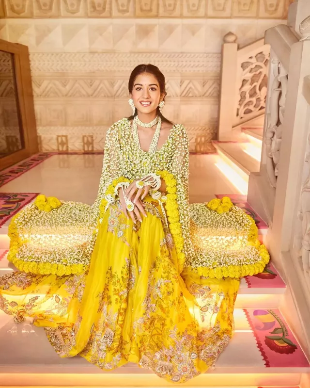 Radhika Merchant, Floral Veil