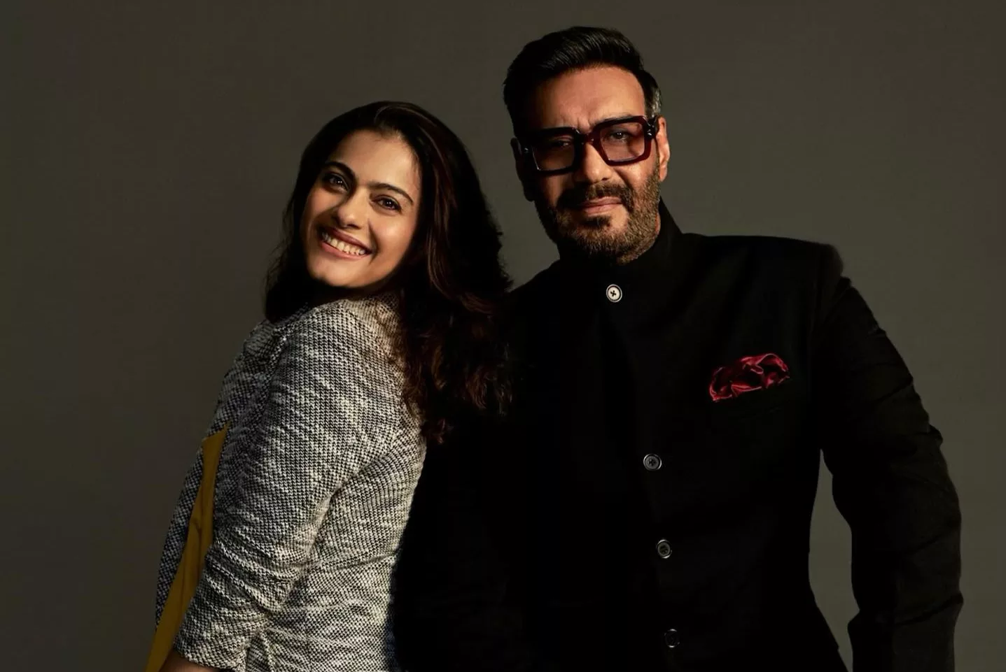 Kajol, Tanuja, Ajay Devgn, Nysa Devgan