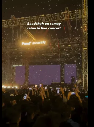 badshah during concert