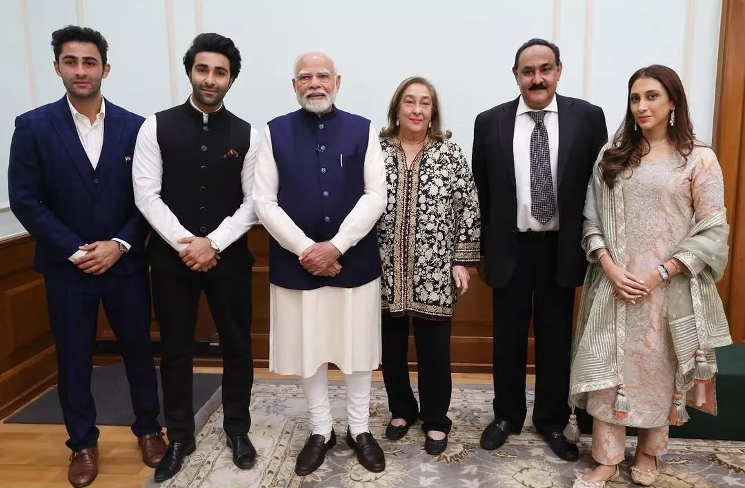 Aadar Jain, Armaan Jain, Reema Jain, Manoj Jain