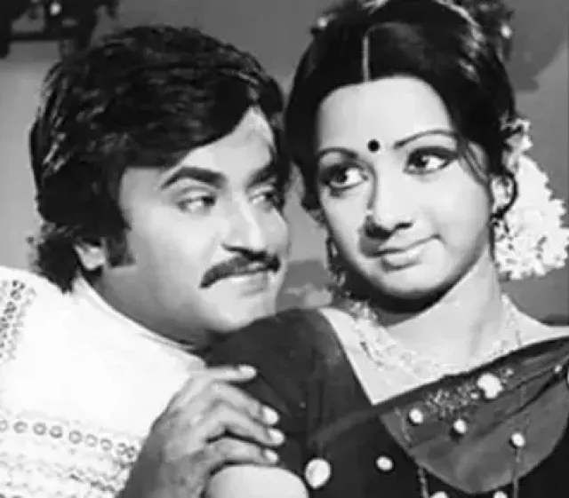 Rajinikanth and Sridevi