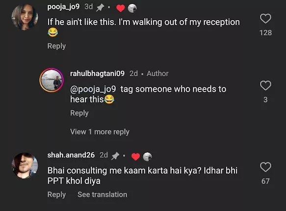 Groom Makes PPT For Bride