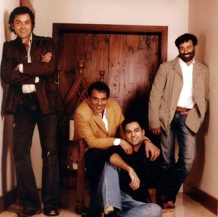 Abhay, Sunny, Bobby, Dharmendra