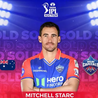 Mitchell Starc for Rs. 24.75 crore: From Kolkata Knight Riders to Delhi Capitals