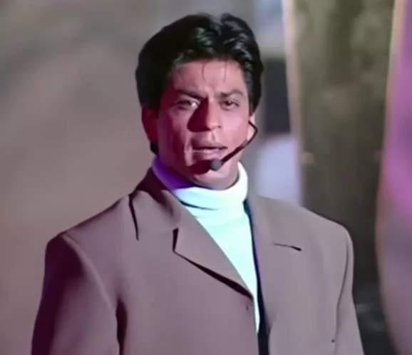 Shah Rukh Khan, Ajay Devgn, Raveena Tandon, Karan Razdan