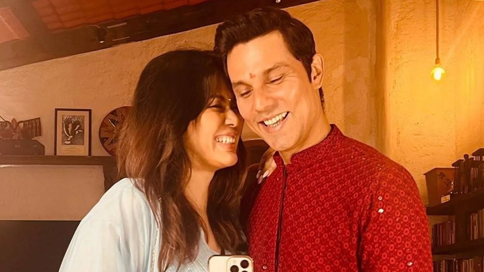 Randeep Hooda and Lin Laishram