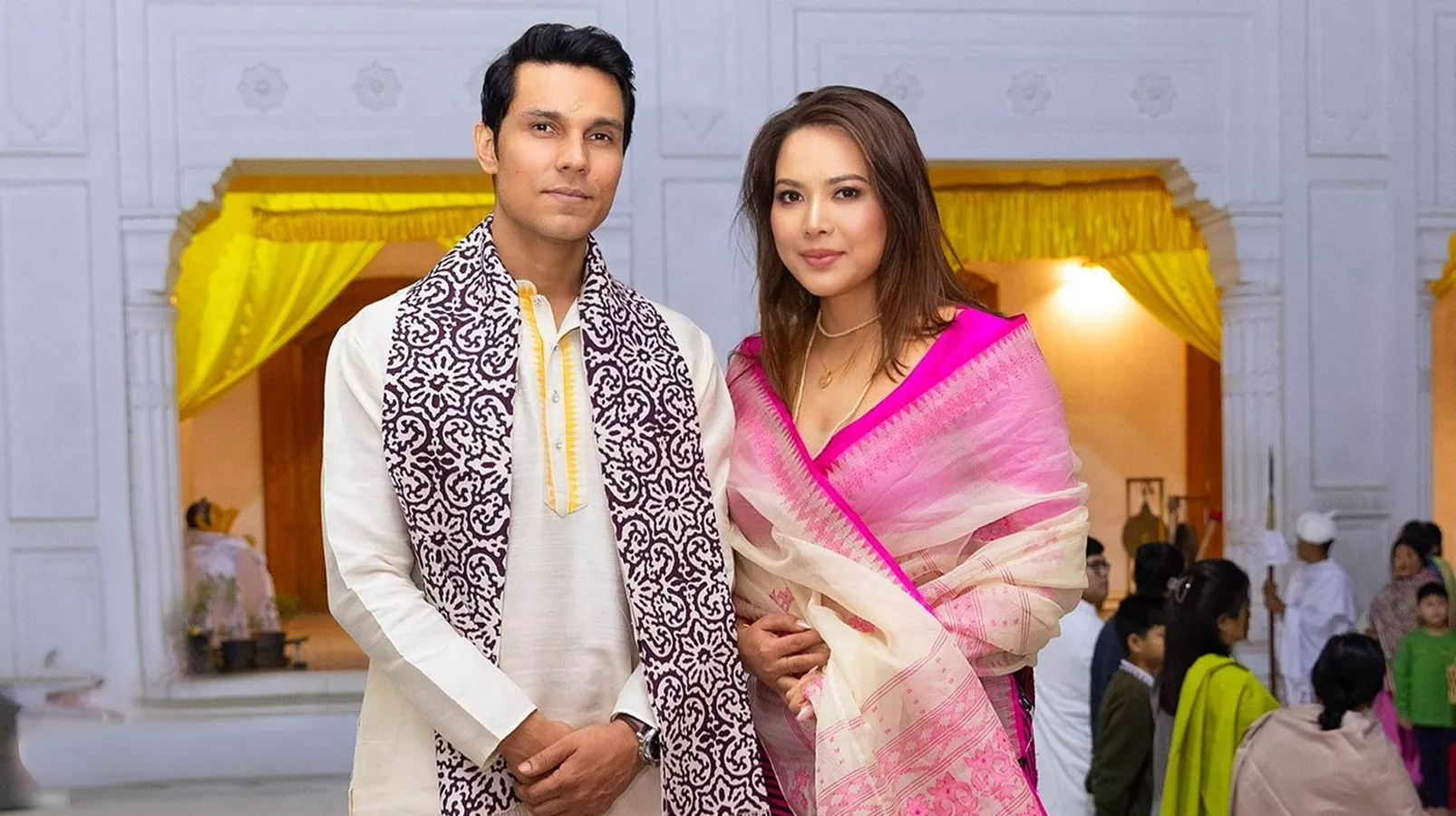 Randeep Hooda and Lin Laishram
