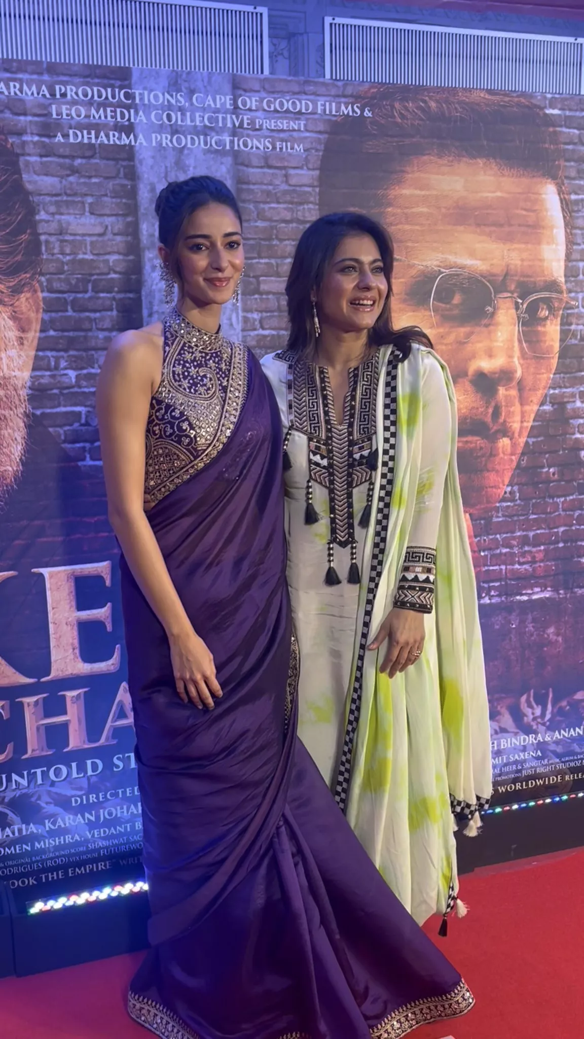 Ananya Panday and Kajol