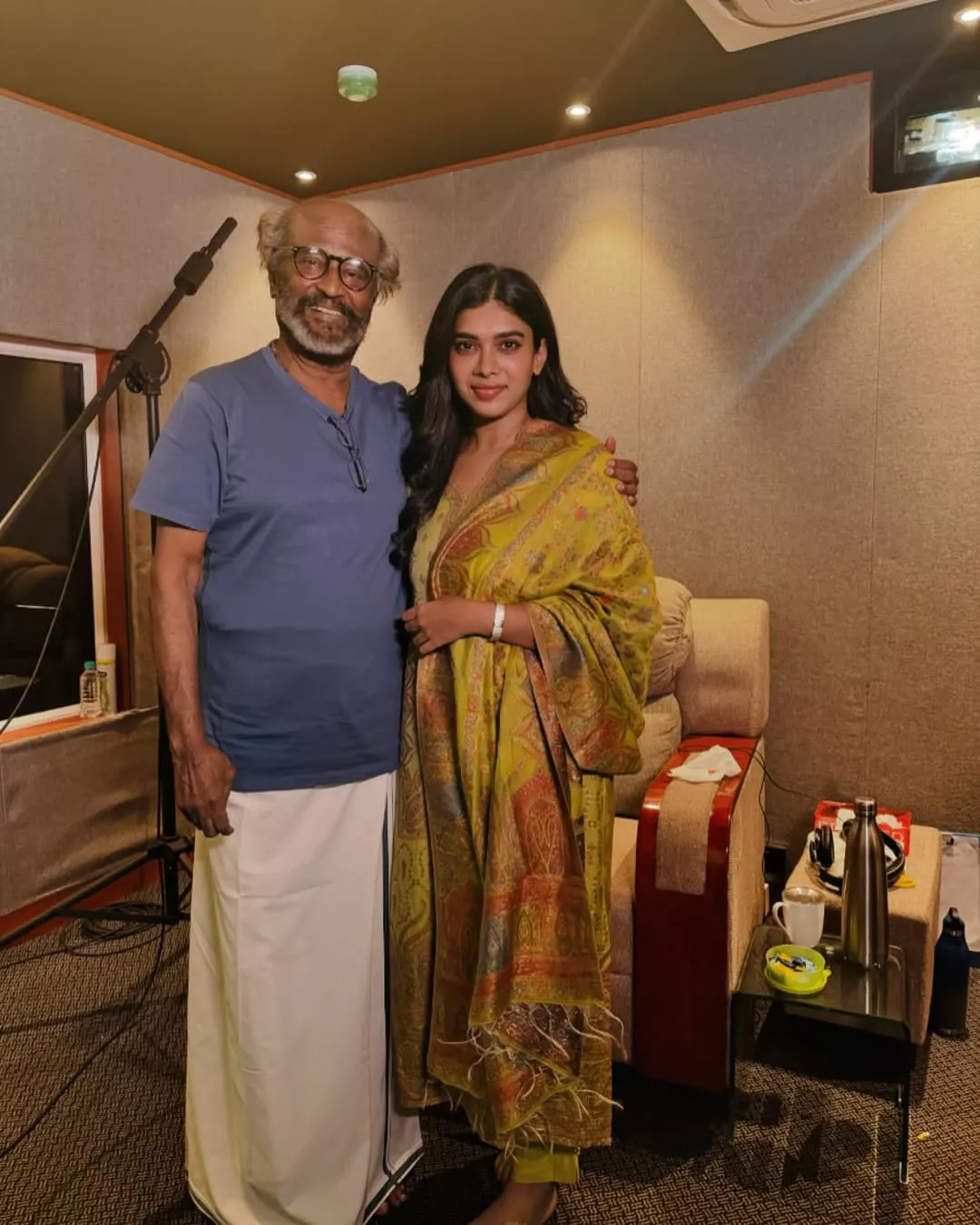 Rajnikanth and Dushara Vijayan