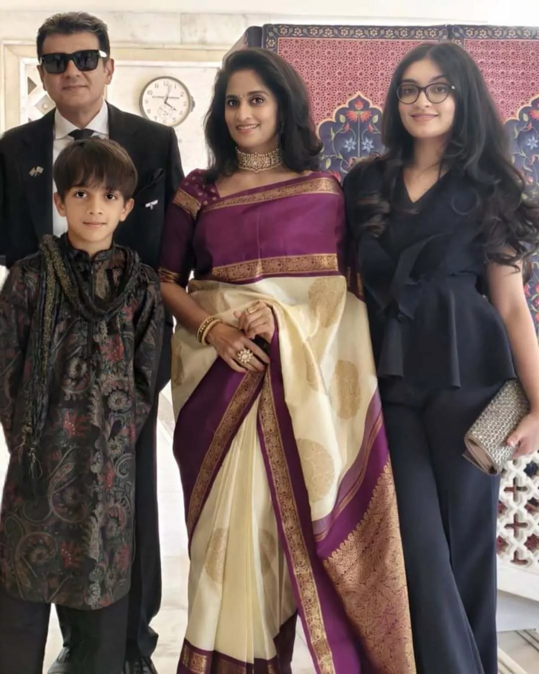 Ajith with his family