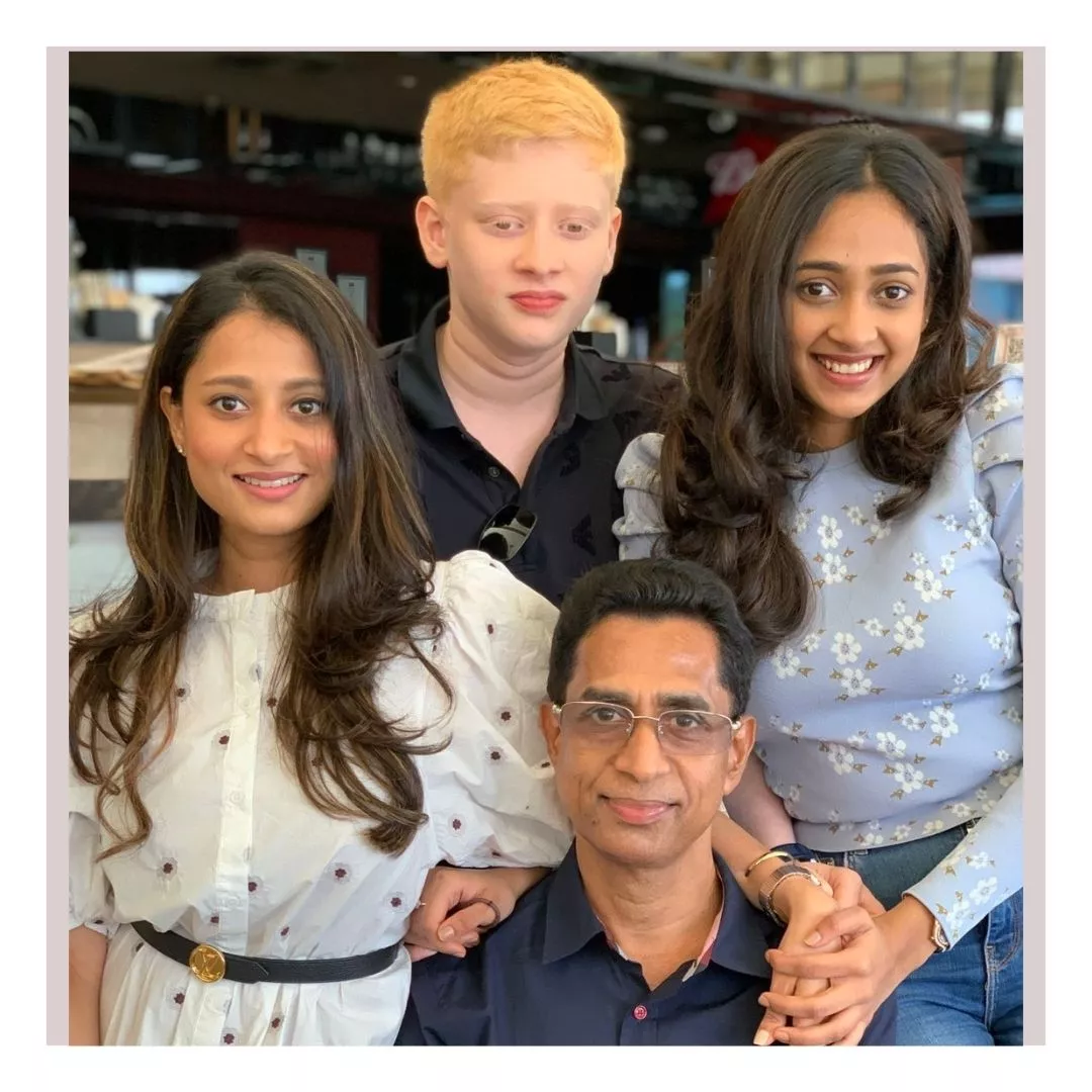 Sathya with his children