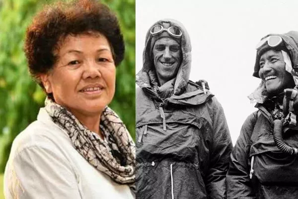 Bachendri Pal and Edmund Hillary, Tenzing Norgay
