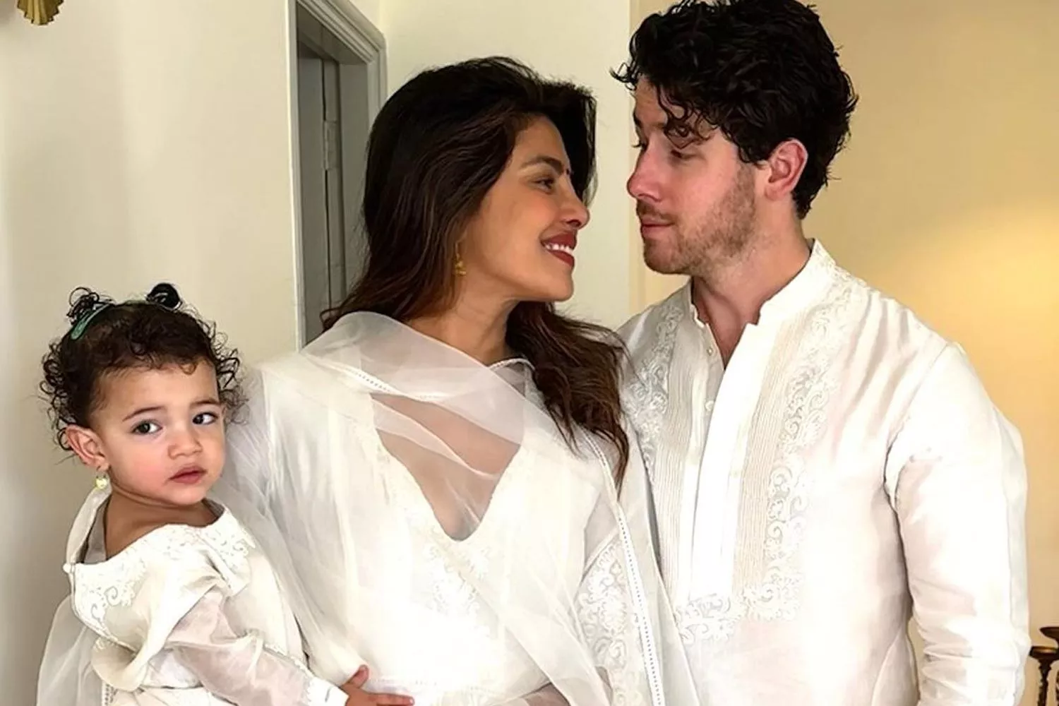 Priyanka with her family