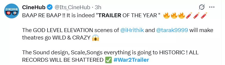 War 2, Hrithik Roshan, Jr. NTR, Kiara Advani