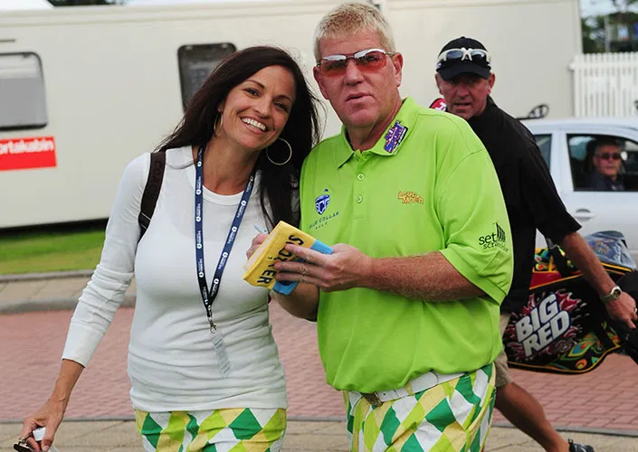 John Daly and Anna