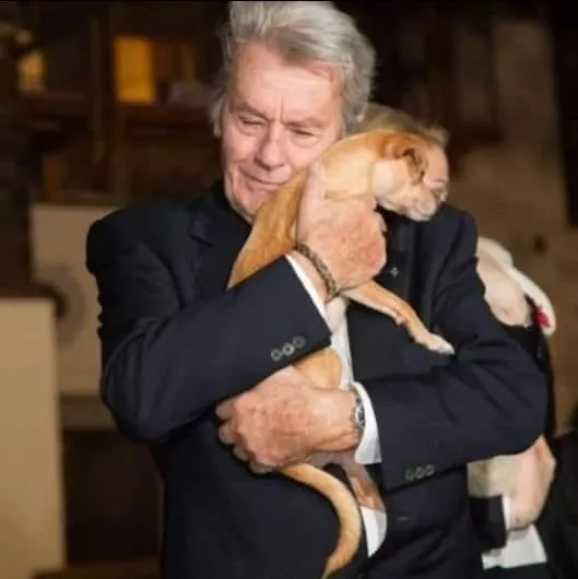 Alian Delon Anthony, Alain-Fabien, and Anouchka