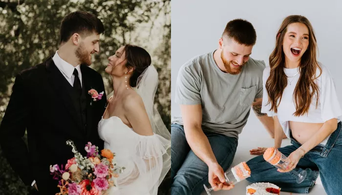 Tucker Kraft and Baylee Jandahl's engagement ceremony, special wedding in South Dakota, and the entry of their baby girl into their lives