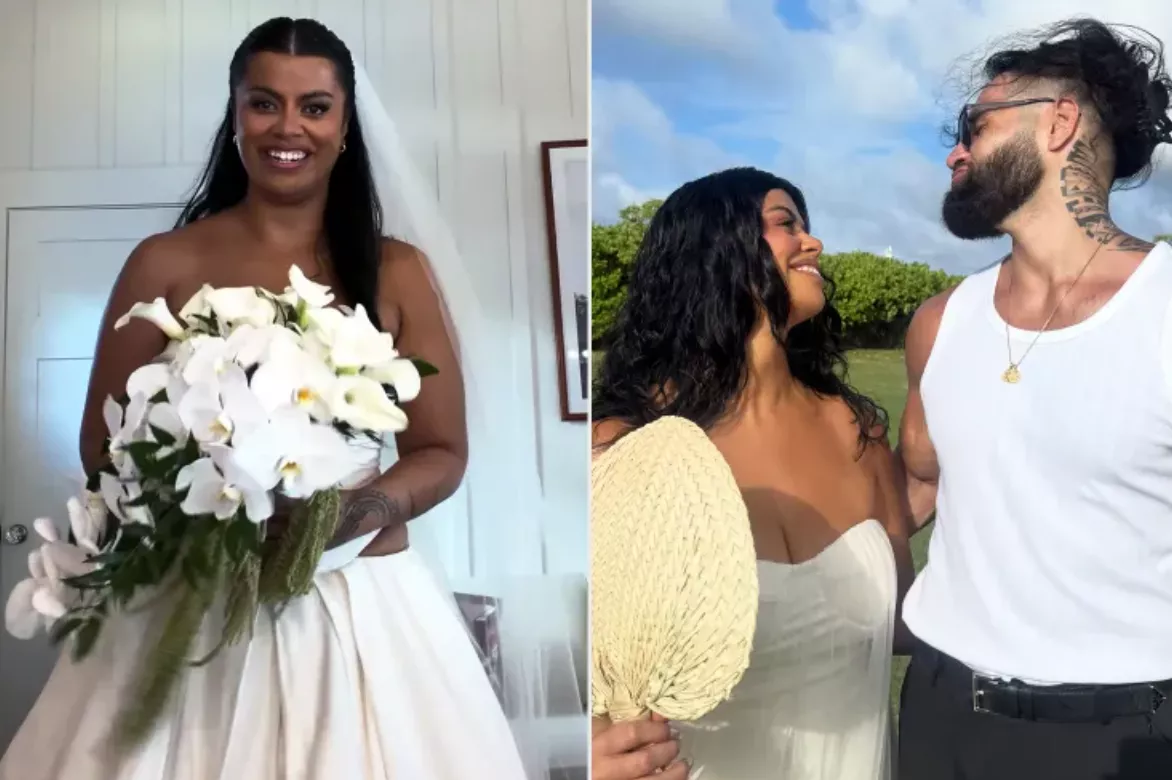 Drew Afualo and husband