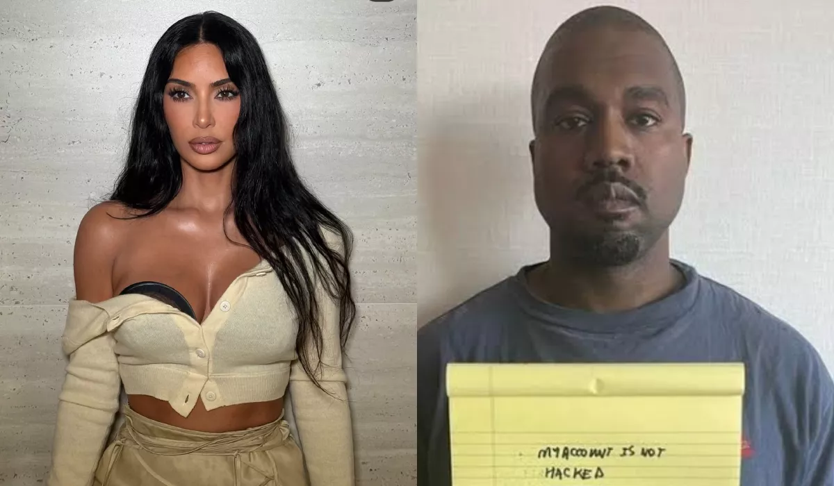 Kim Kardashian and Kanye West