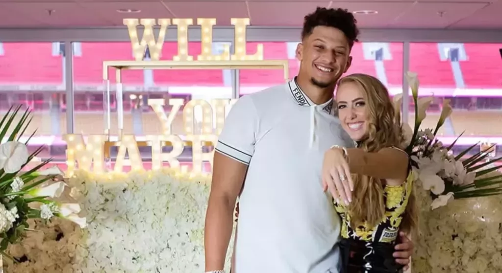 Brittany Mahomes and Patrick Mahomes
