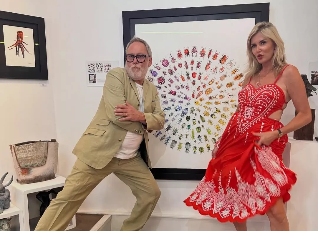 Vic Reeves and Nancy Sorrell