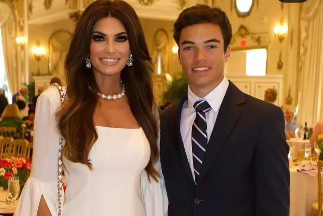 Kimberly Guilfoyle and her son