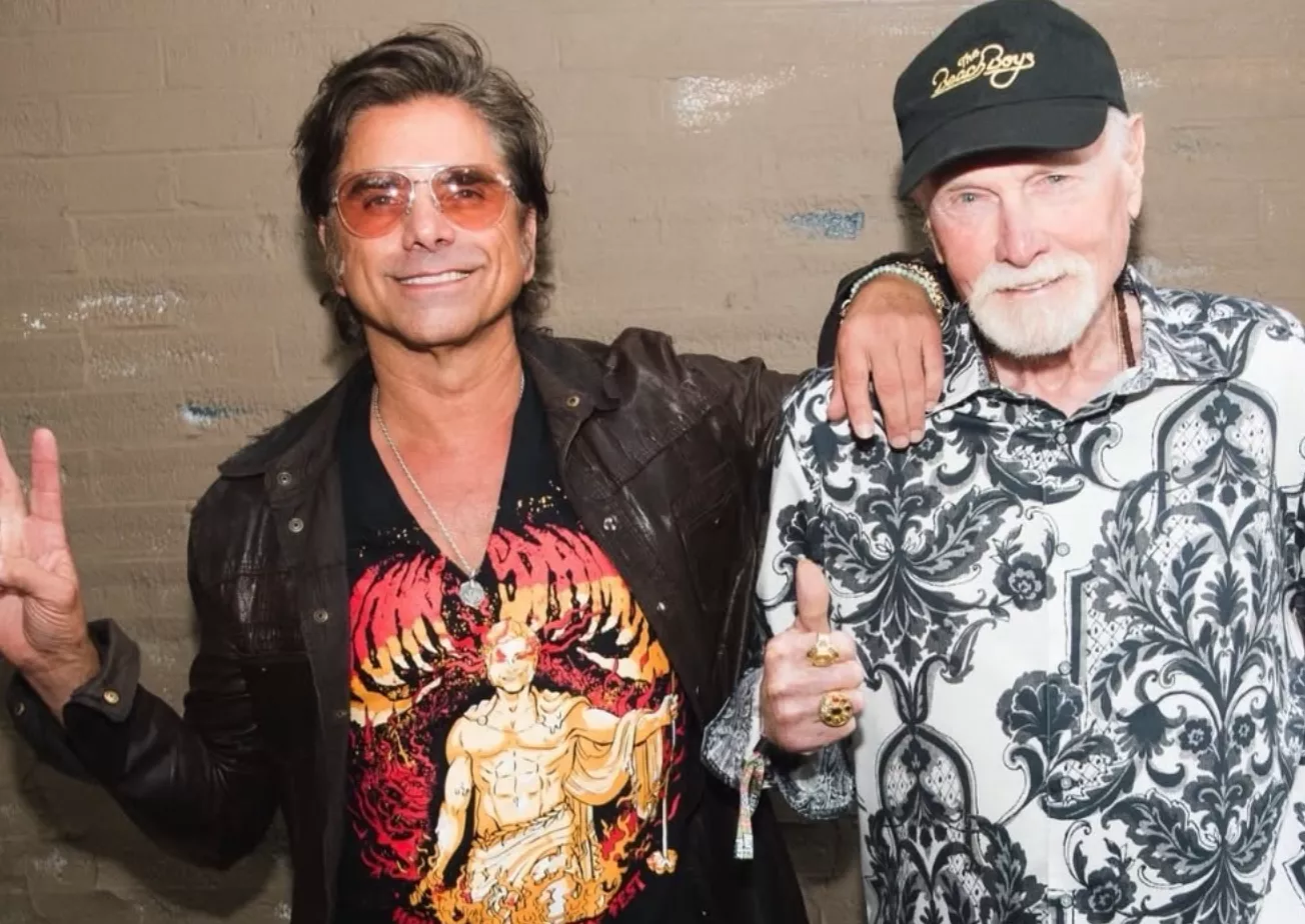 Mike Love and John Stamos