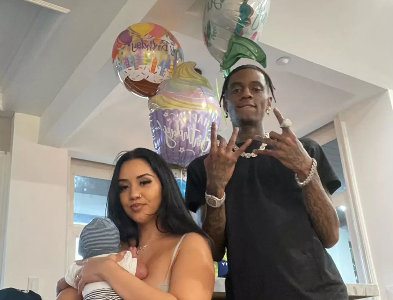 Soulja Boy ex-gf and kid