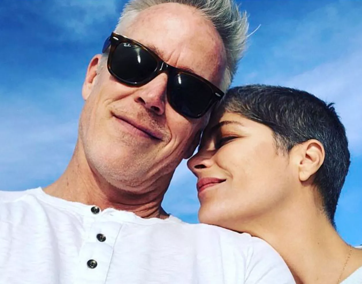 Selma Blair and Roland Carlson