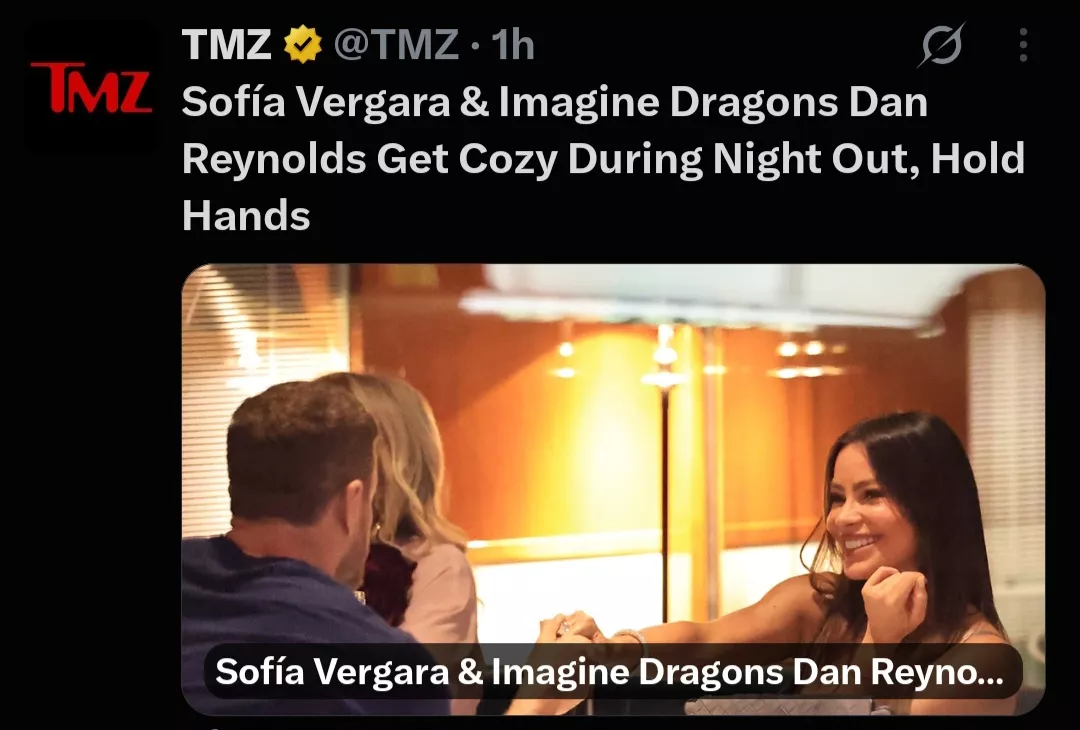 Sofia Vergara and Dan Reynolds