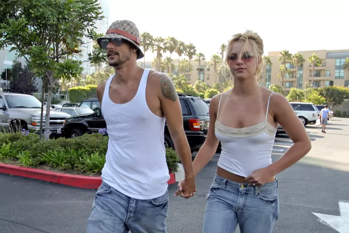 Kevin Federline and Britney Spears